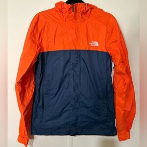 The North Face Vibrant Orange and Deep Blue Jacket